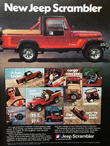 Vintage 1981 jeep scrambler - vintage,