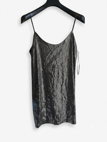 Zara silver black sequin open - ,