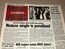 Music & Video Week Magazine 1983. Eddy Grant. Kraftwerk. UB40. stiff records