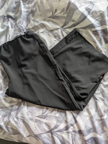 Womens black wide leg - womens, cropped