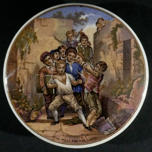 Prattware antique pot - prattware,