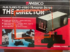 Ambico V-0612 The Director Film Slide to Video Transfer System 8mm Super-8 16mm