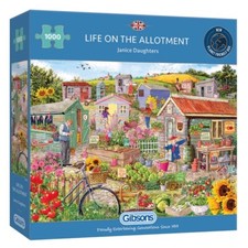 Gibsons Games Life On The Allotment 1000 Piece Jigsaw Puzzle Toys G6334