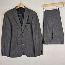 Next Mens 2PC Set Grey Wool