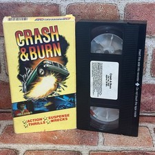 Crash & Burn VHS Used Action