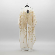 Elegant White Gold Embroidered