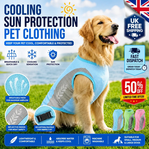 Summer dog cooling vest - summer,