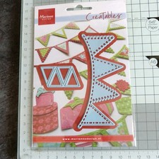 Marianne design Creatables. Bunting die set LR0329