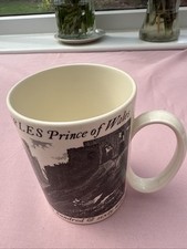 Wedgewood Commemorate The Investiture Of H.R.H. CHARLES Prince of Wales Mug 1969