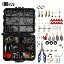 188pcs Sea Fishing Tackle Kit
