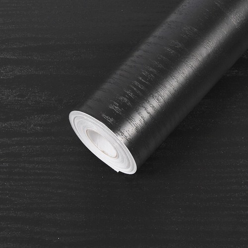 10m black wood grain effect - black,