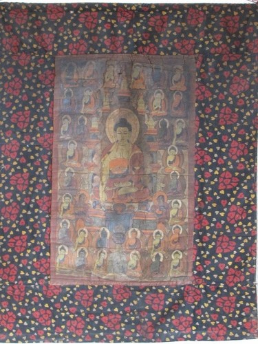 Old thangka from nepal - old,