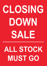 Laminated Poster Sign Advert