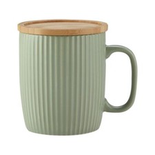 400ml Ceramic Mugs with Wood