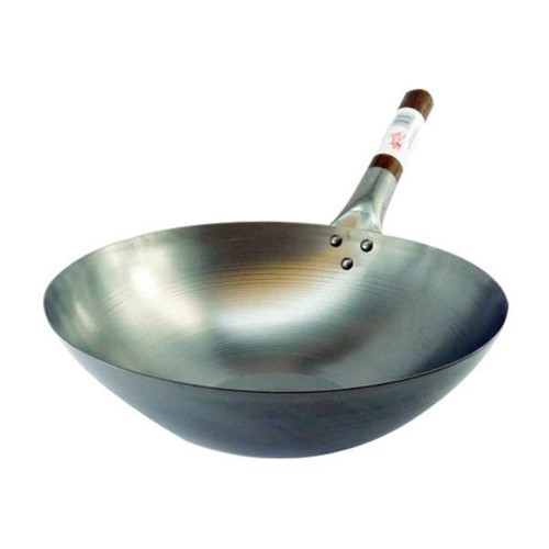 Oriental round bottom wok - round,