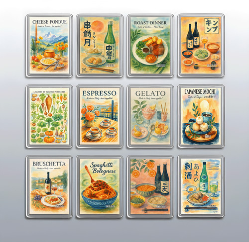 Global food drink fridge - food,