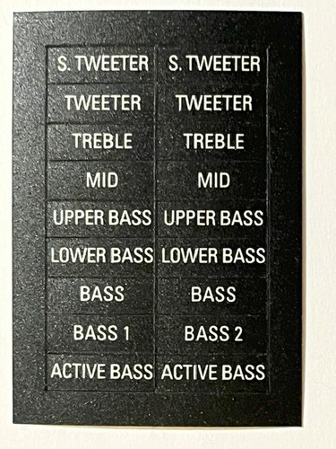 Linn aktiv sticker labels - aktiv,