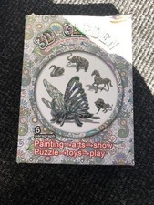 3D Colouring Puzzle Set - Garden