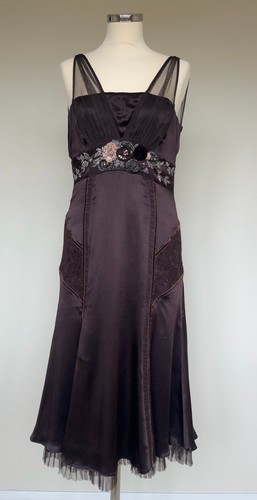 Karen millen brown 100 silk - brown, 100%