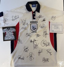 Squad signed England Shirt