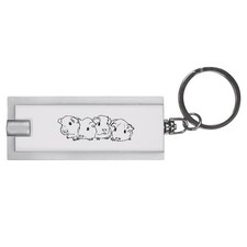 'Baby Guinea Pigs' LED Keyring