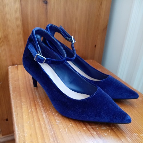 Purple suedette slip on - m&s, suedette,