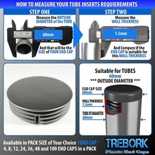 Round Chrome Plated Plastic