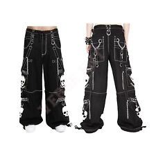 Men's Gothic Pant White Super Skull Gothic Cyber Chain Jeans Punk Rock Trousers