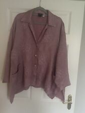 Dreamkeeper Jacket/ Shirt/ Blouse - Dusky Pink, Pocketed, One Size