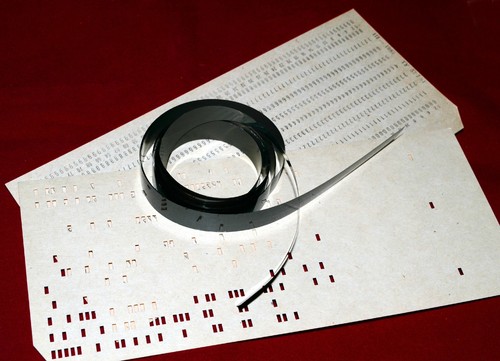 Set soviet punch cards ibm - punch,
