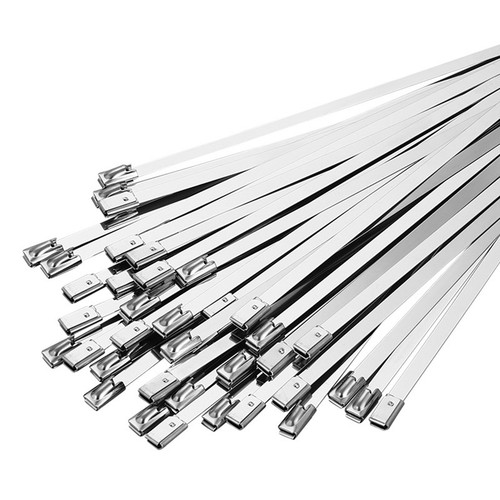 100pcs metal zip ties - metal,