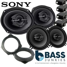 BMW Mini R50 R53 SONY 6x9 1300 Watts Front Door & Rear Side Car Speaker Kit