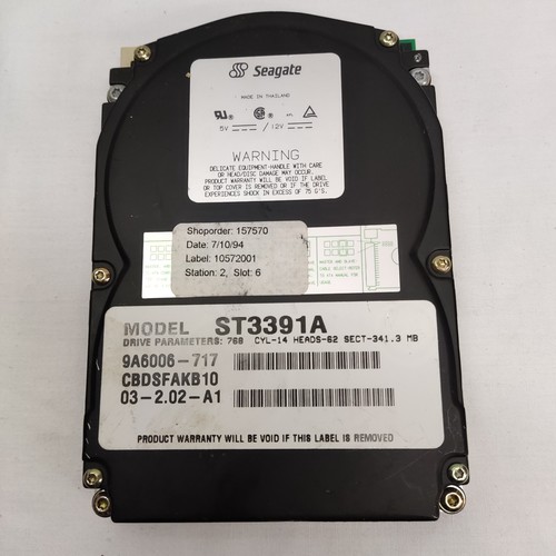 Seagate st3391a 341 3mb hard - seagate,