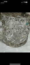 TIFFANY Co Vtg Crystal Rock Cut Bottle Cooler Ice Bucket & Champagne bucket