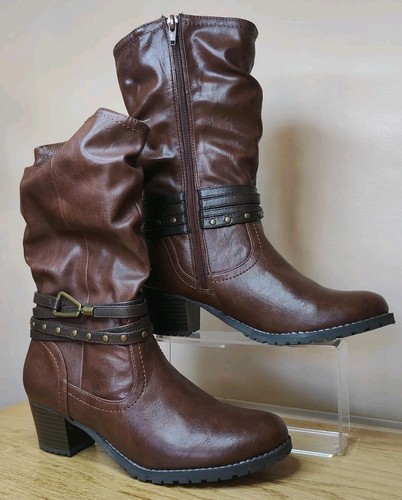 Pavers brown leather slouch - pavers,