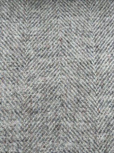 Grey harris tweed fabric - tweed,