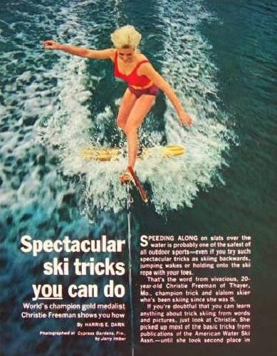 Water ski tricks champ - ski,