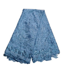 African Lace Nigerian- Beaded