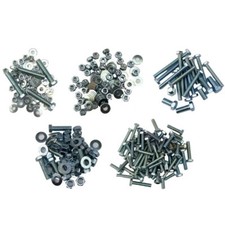 300 Assorted Universal BZP Hex Screws Bolts Nuts READ AD YAMAHA BT1100 BULLDOG