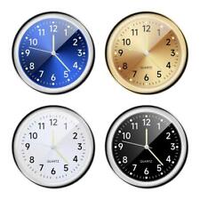 Pocket Small Mini Luminous Quartz Analog Watches Stick-On Clock For Car/ Bo F8A6