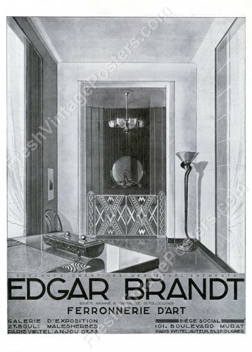 1931 edgar brandt - 1931, deco