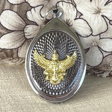 A320 Silvery pendant Garuda bring wealth, protection, success in life, empower