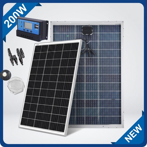 Bifacial 200w 12v solar - solar, panel