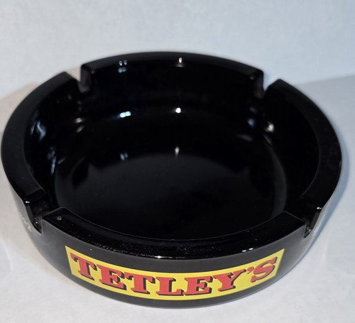 Vintage tetley black glass - black,
