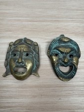 Pair of Greek Bronze Comedy