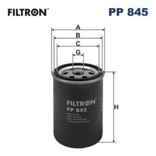 Fits filtron 845 fuel - filtron,
