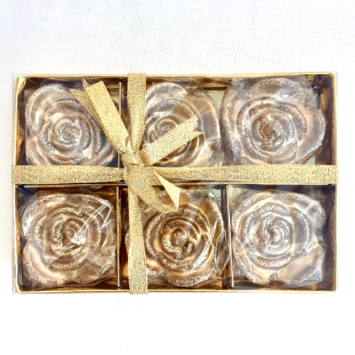 Set six gold and - set, of