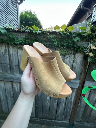 Anthropologie tan suede - anthropologie,