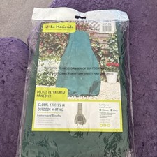 2nd La Hacienda 60535 Extra Large Deluxe Chimenea Rain Cover - Green