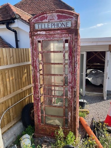 Red telepone box - red, k6